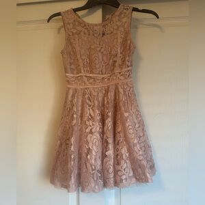 Girls size 8 lace dress